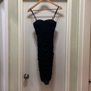 Midi dress from fashion nova size xs, worn only once, a little bit see through